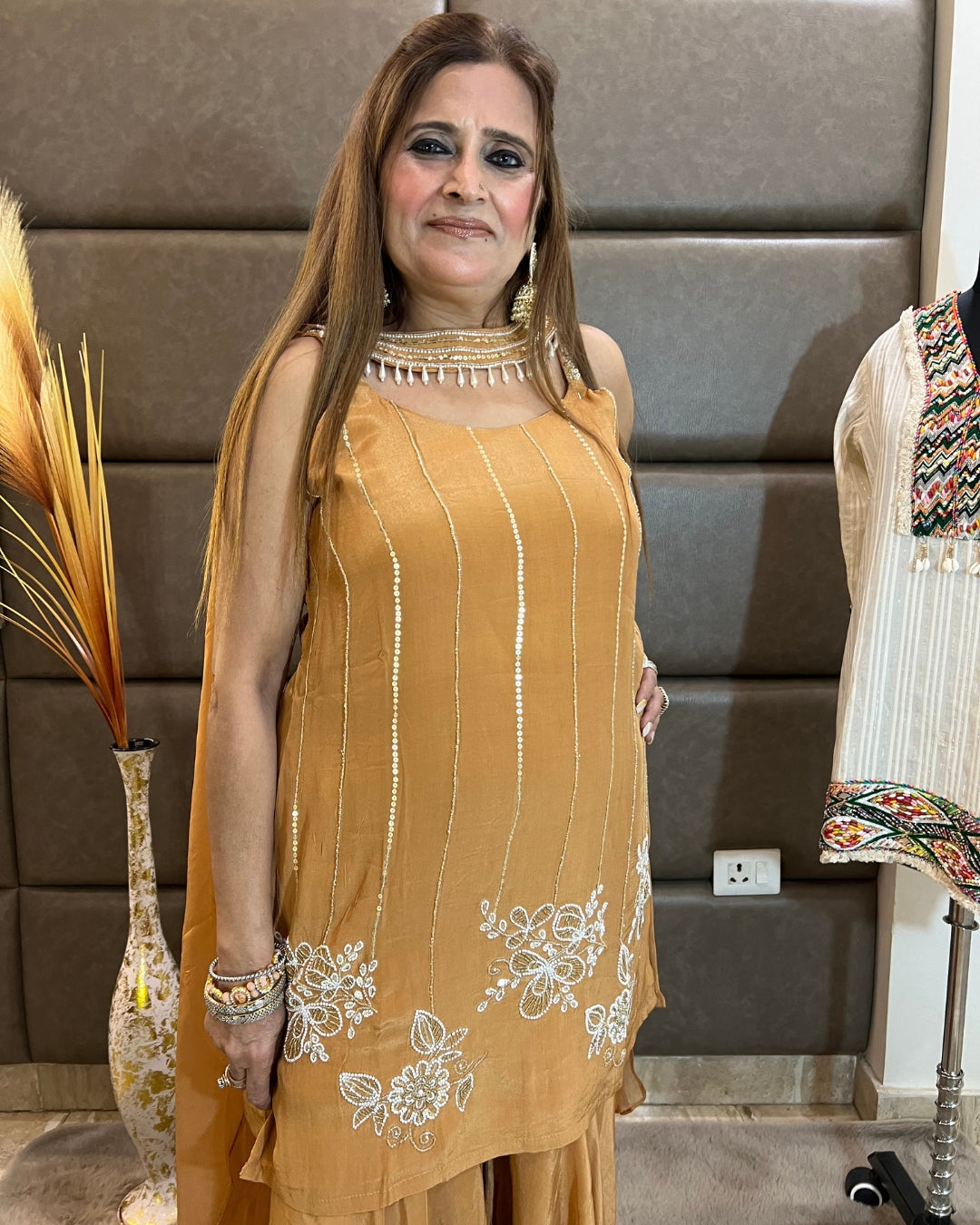 Pure Crepe Sharara Set