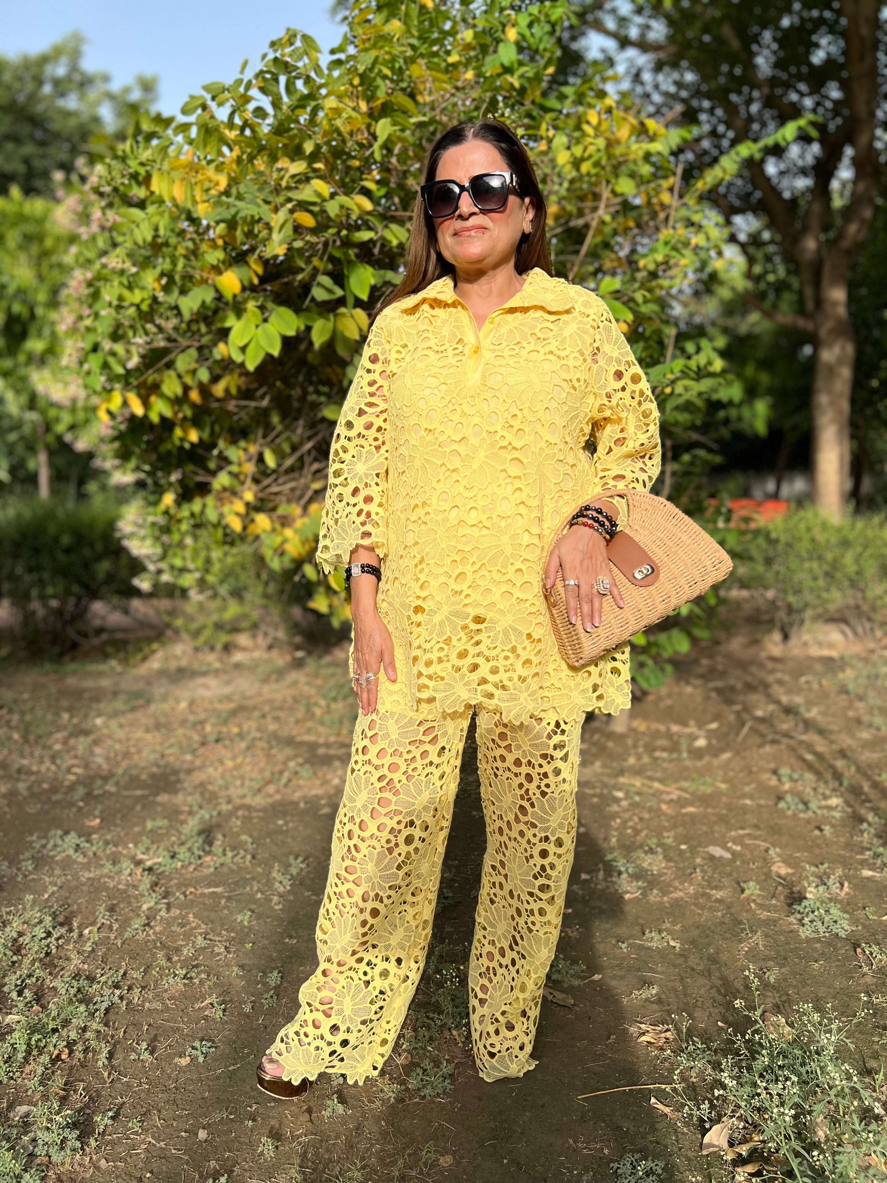 SUNFLOWER SHIFFLI CORDSET