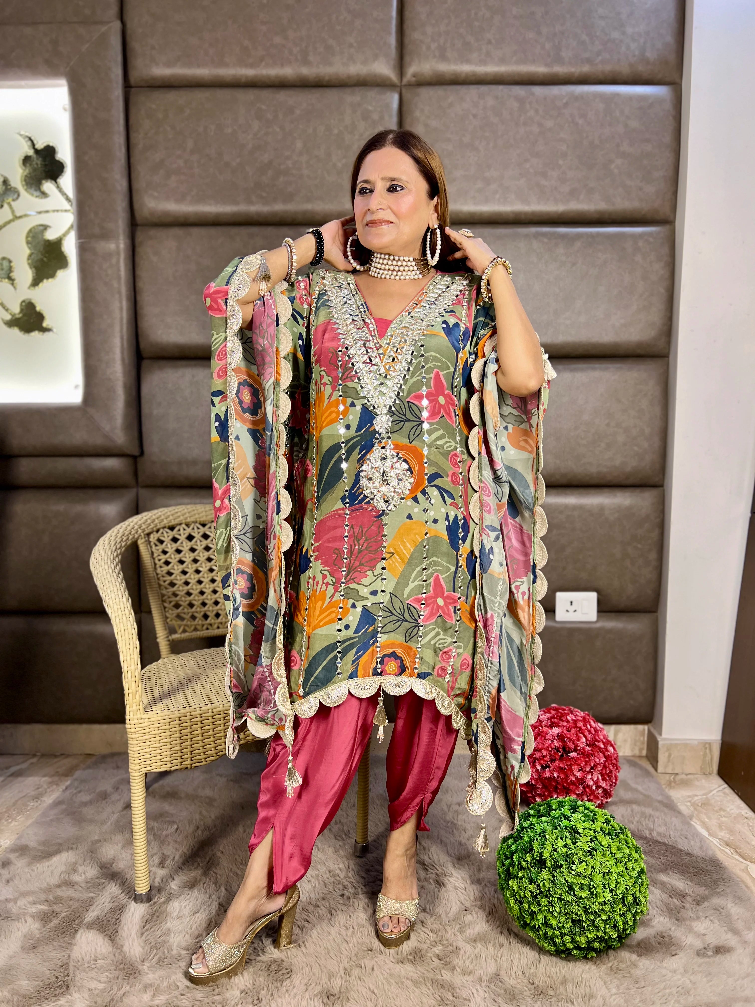 The Tassel Indo-Western Kaftan