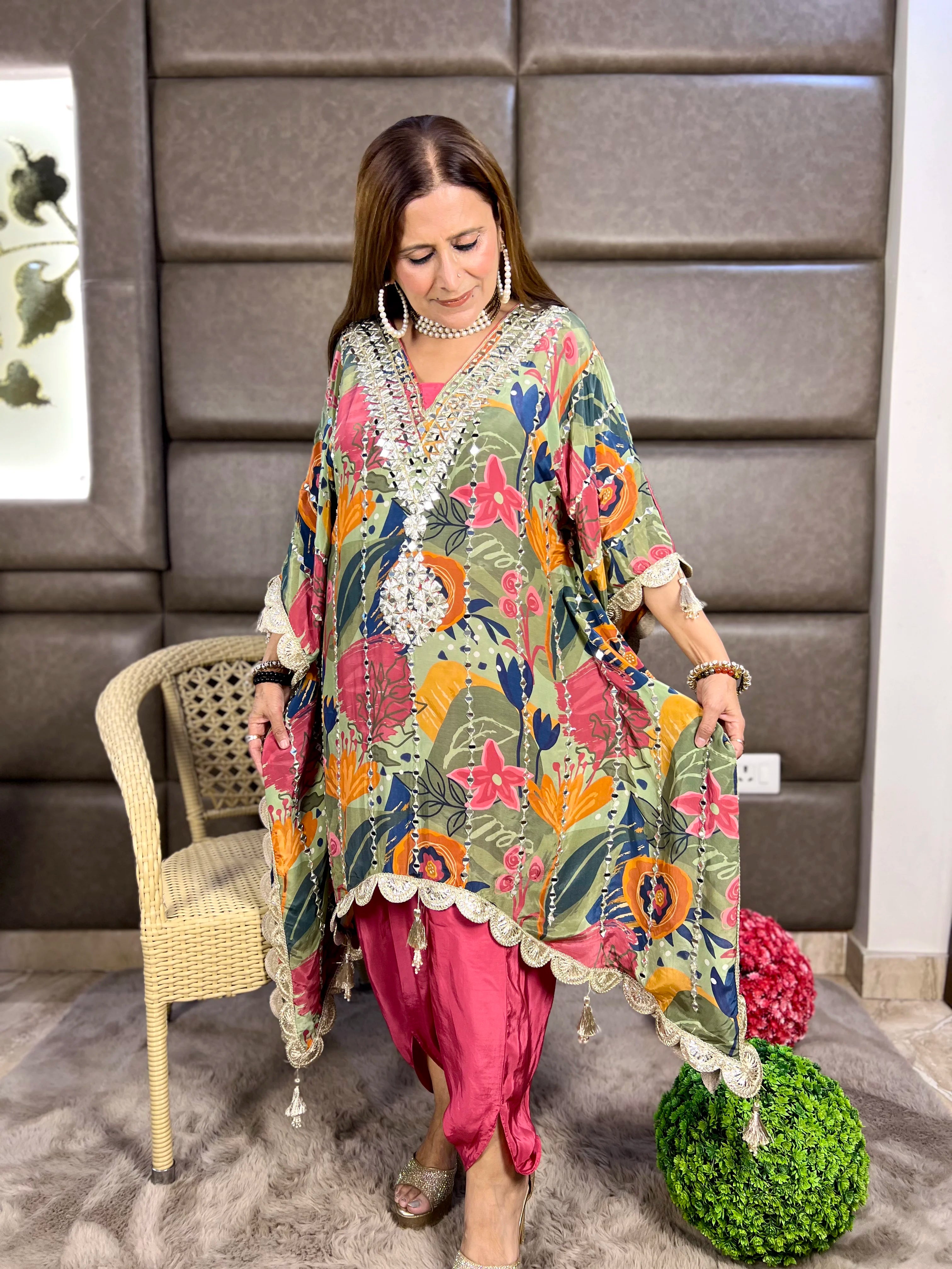 The Tassel Indo-Western Kaftan
