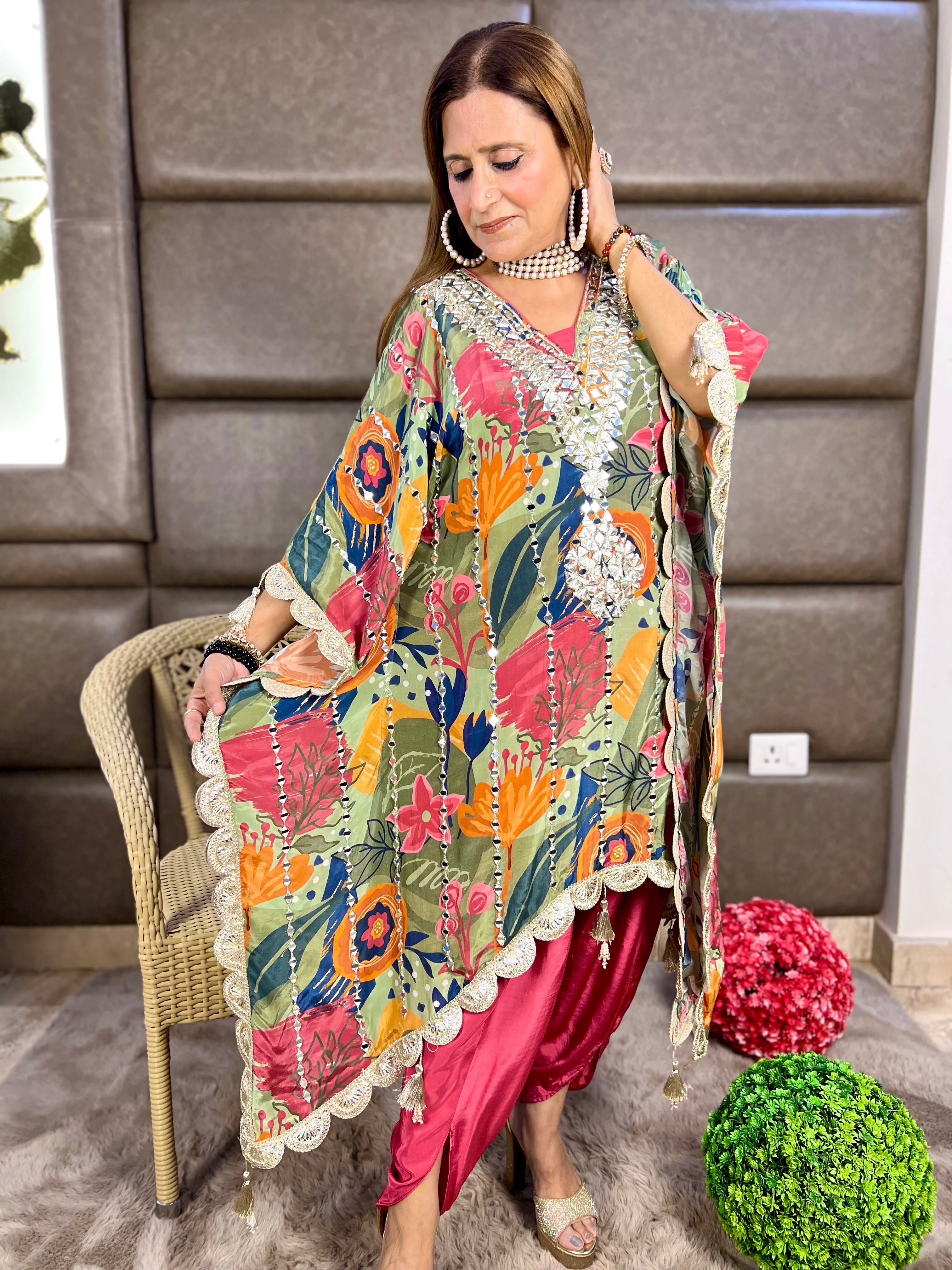 The Tassel Indo-Western Kaftan
