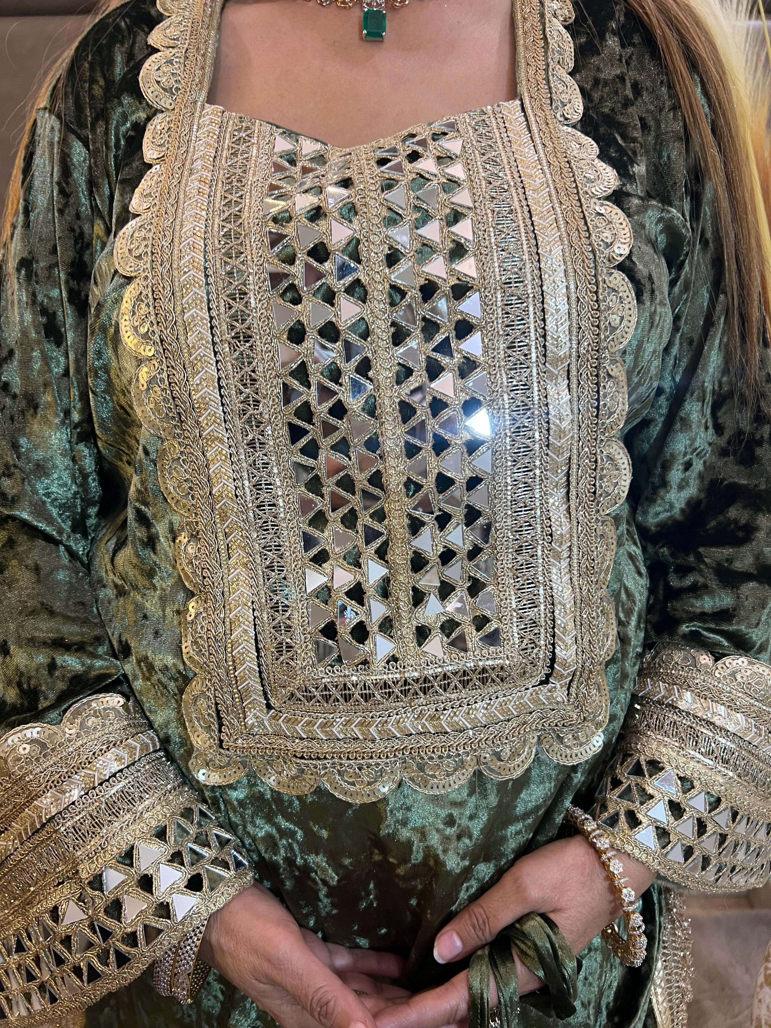 Pakistani Velvet Cordset