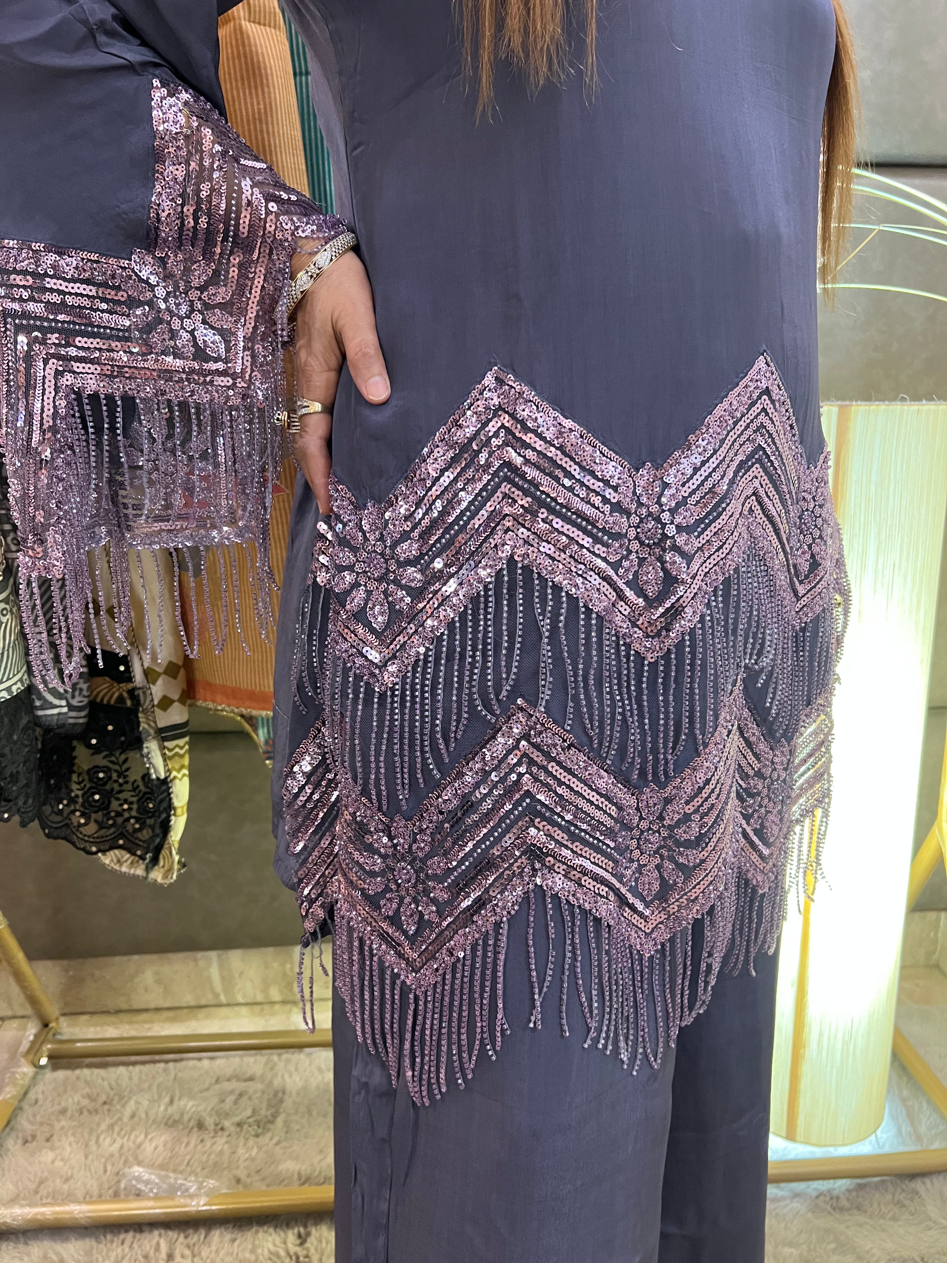 Glamorous indo western