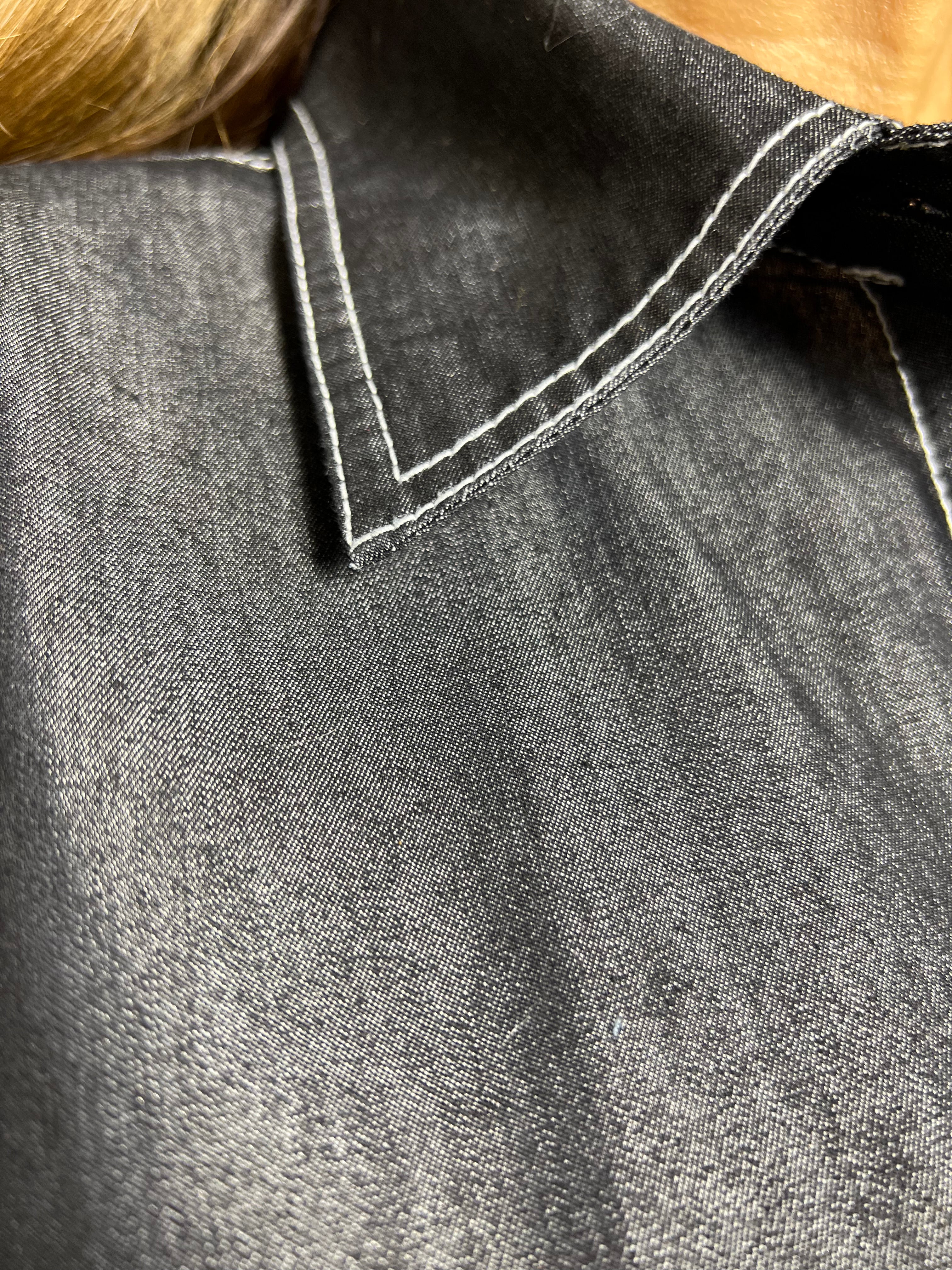 MIDNIGHT CONTRAST DENIM CORDSET