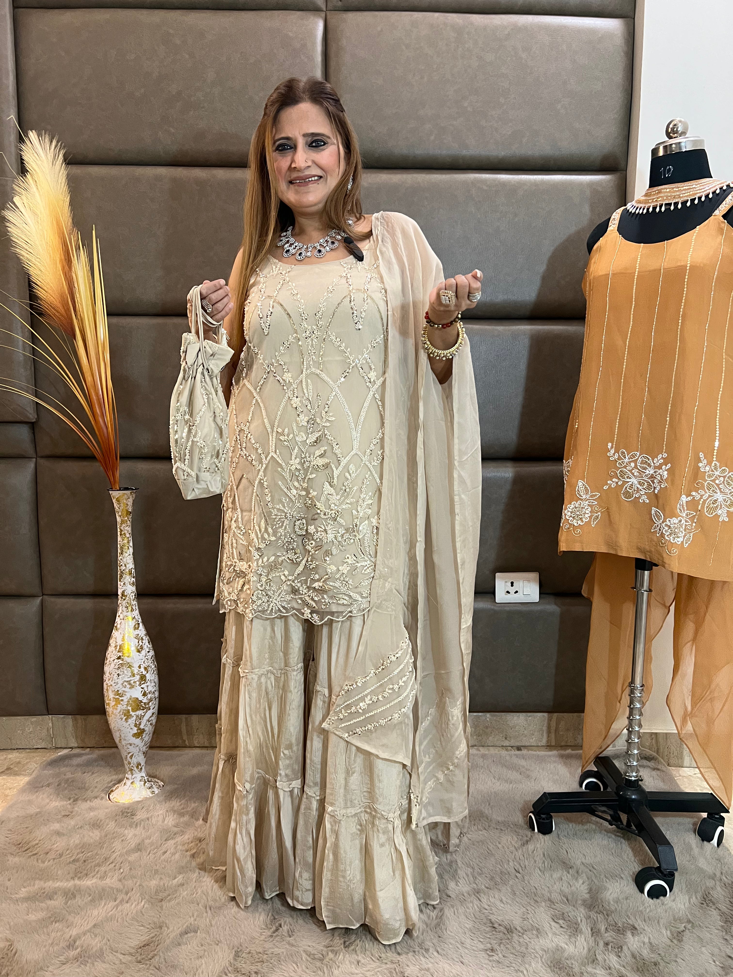 Royal Chinon sharara suit