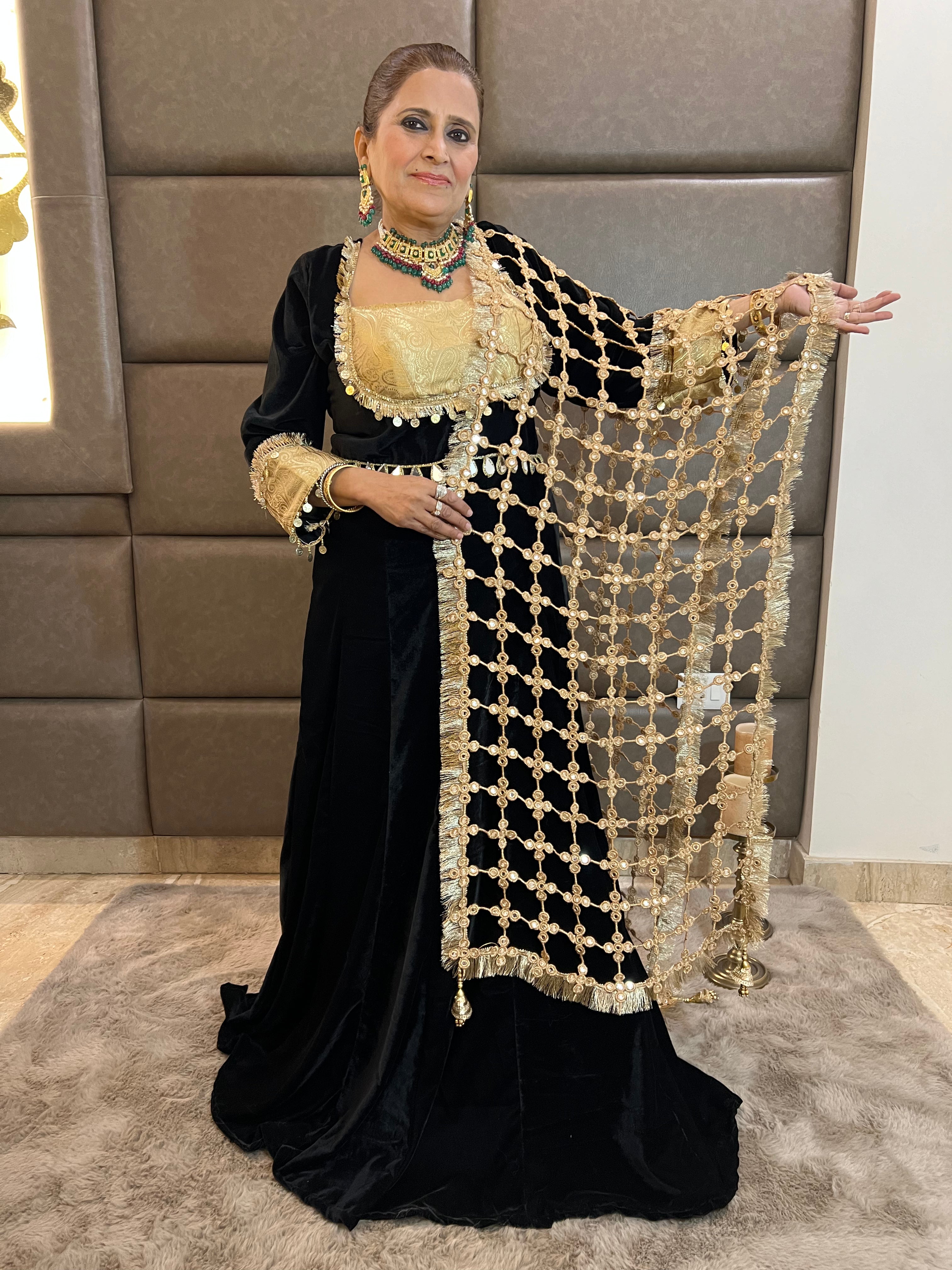 Begum Edit – Velvet Anarkali