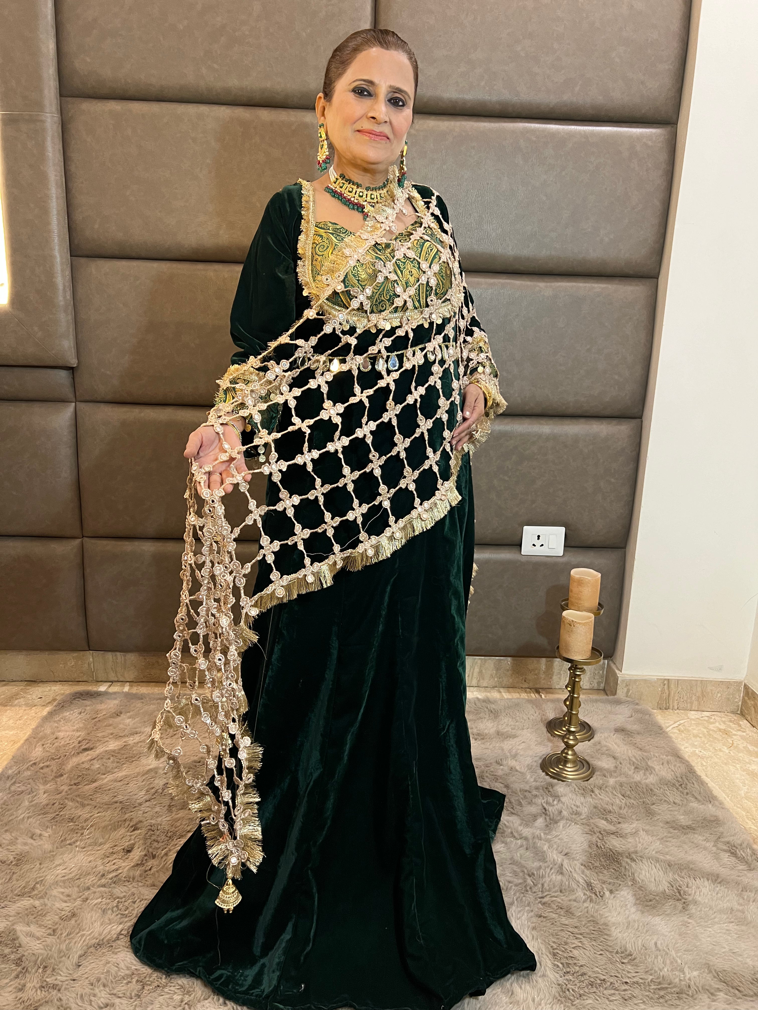 Begum Edit – Velvet Anarkali