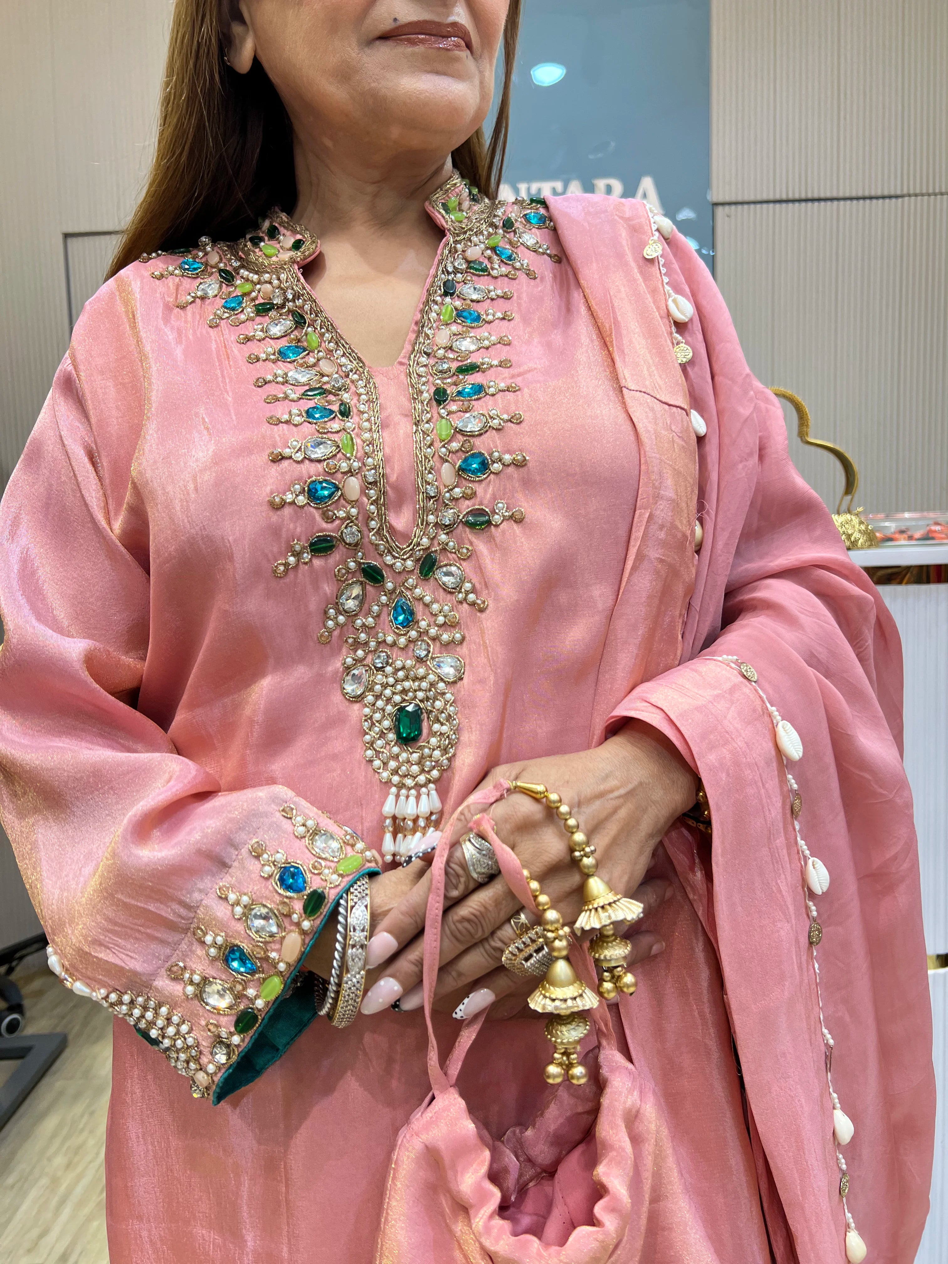 The Jewel Affair – Embellished Luxury Ethnic Suit