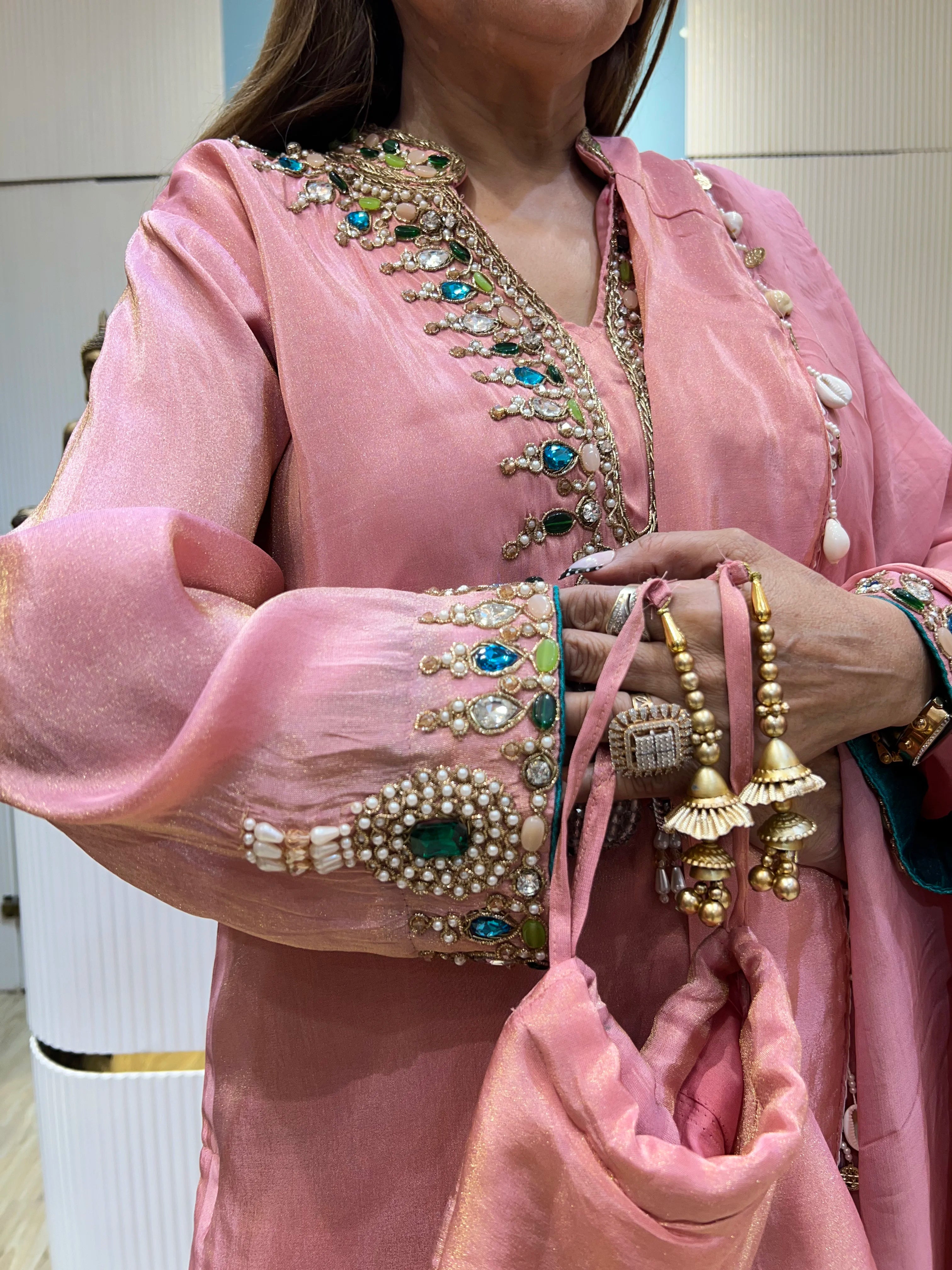 The Jewel Affair – Embellished Luxury Ethnic Suit