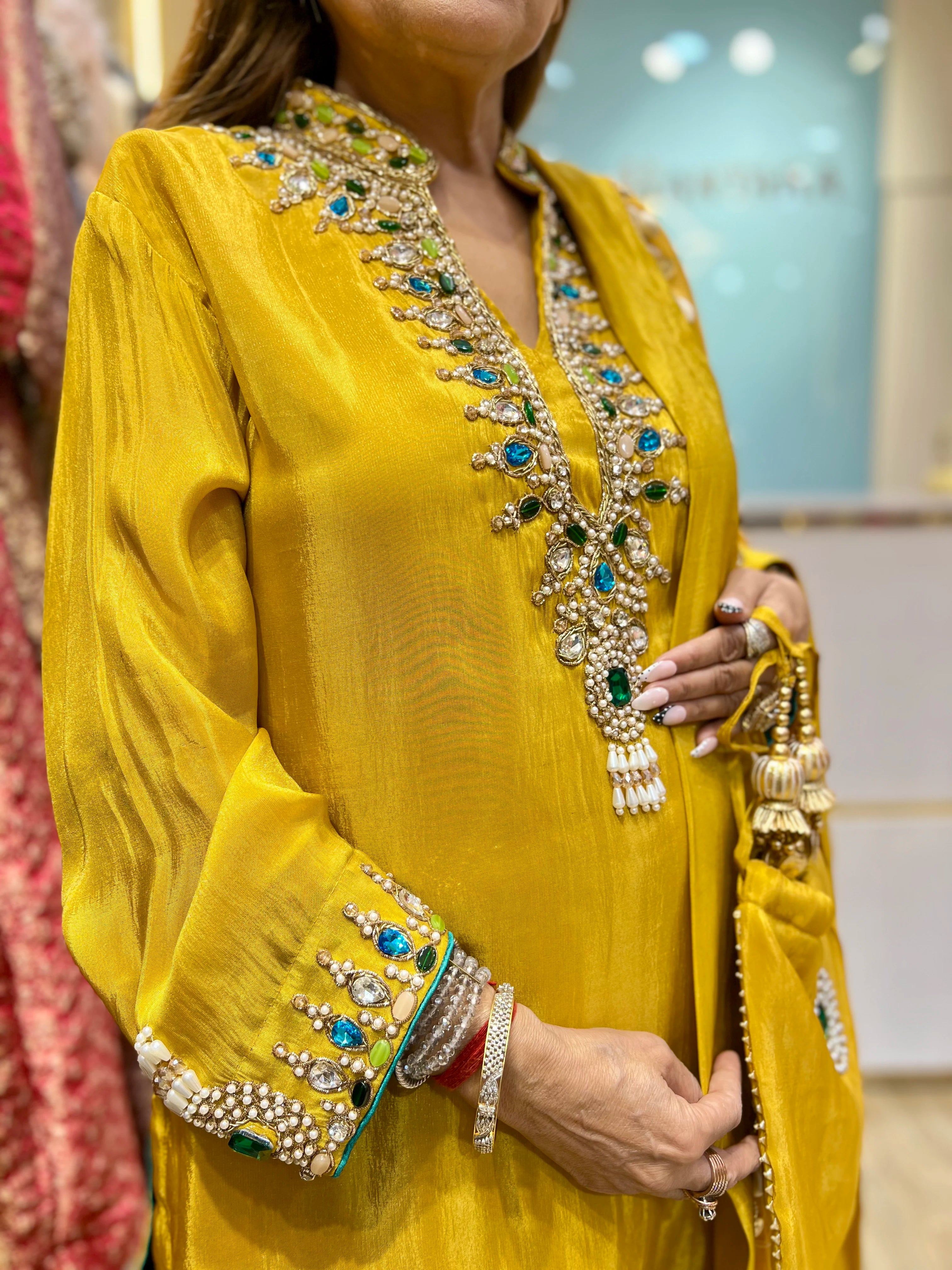 The Jewel Affair – Embellished Luxury Ethnic Suit
