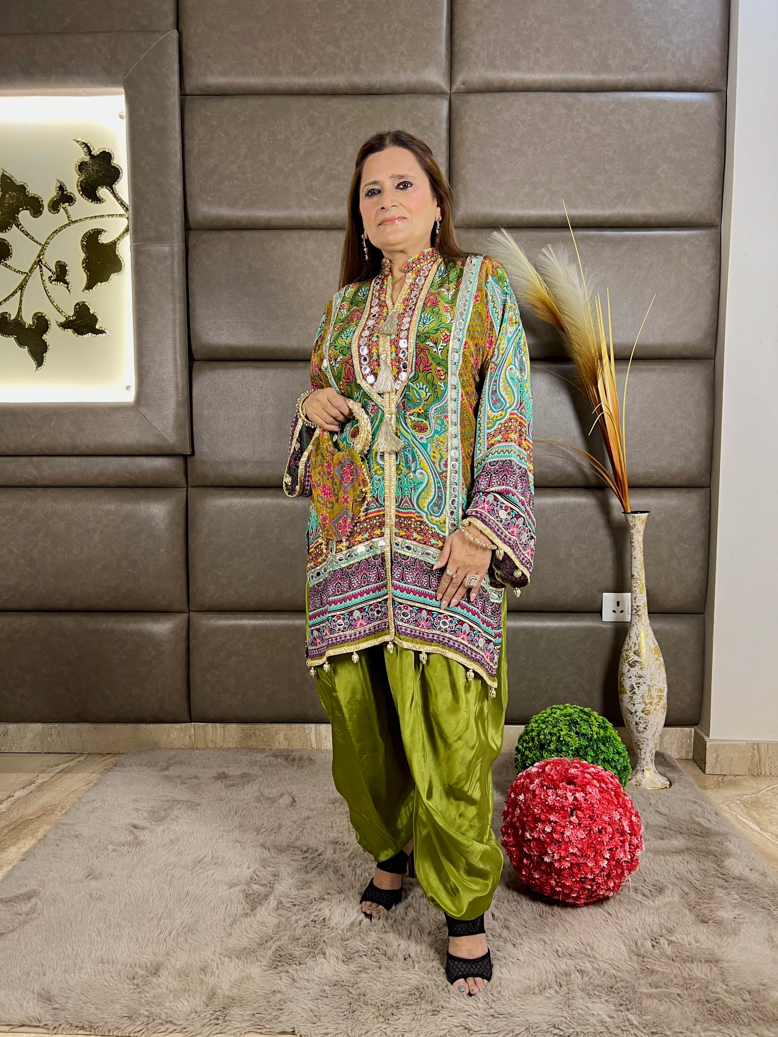 NAQSH Indowestern set - 3 piece