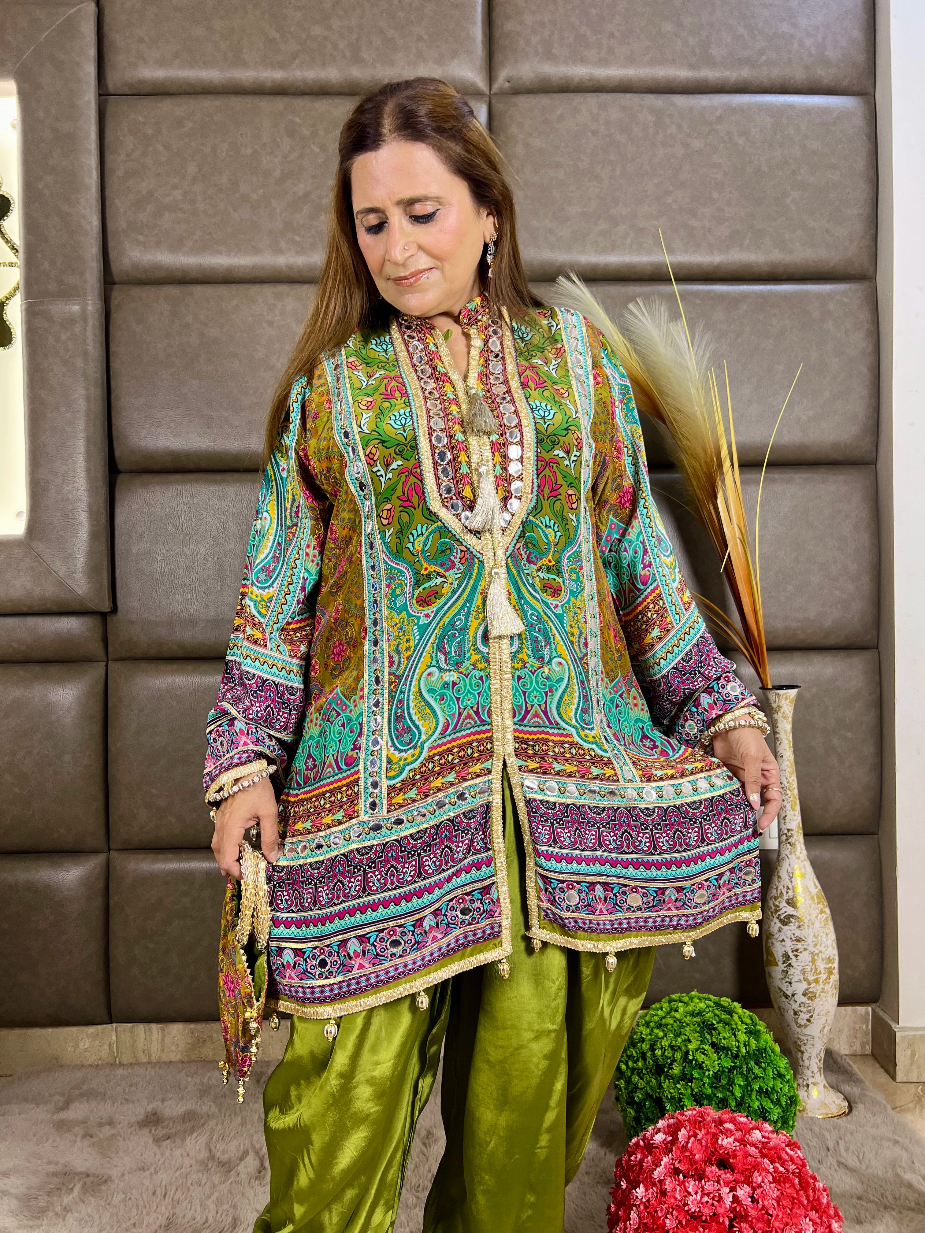 NAQSH Indowestern set - 3 piece