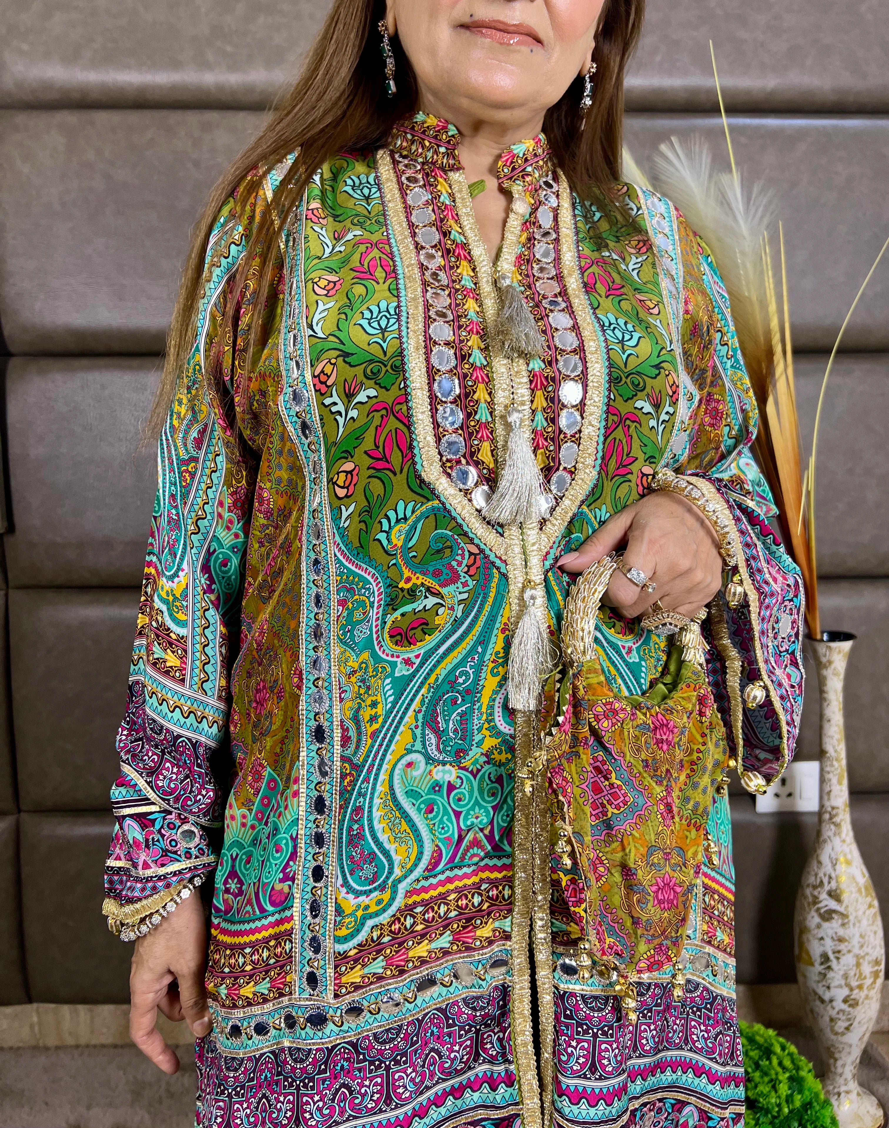 NAQSH Indowestern set - 3 piece