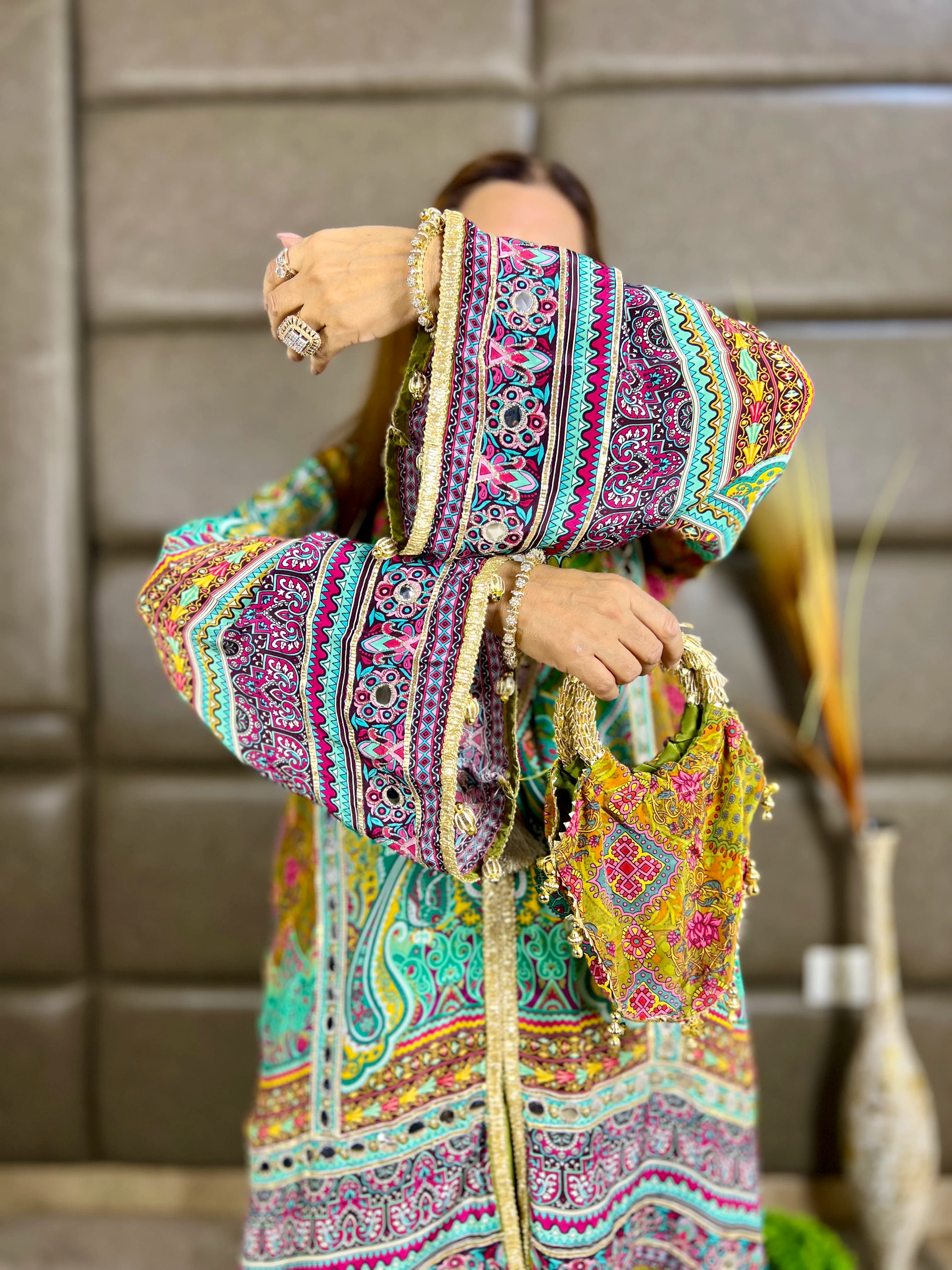 NAQSH Indowestern set - 3 piece