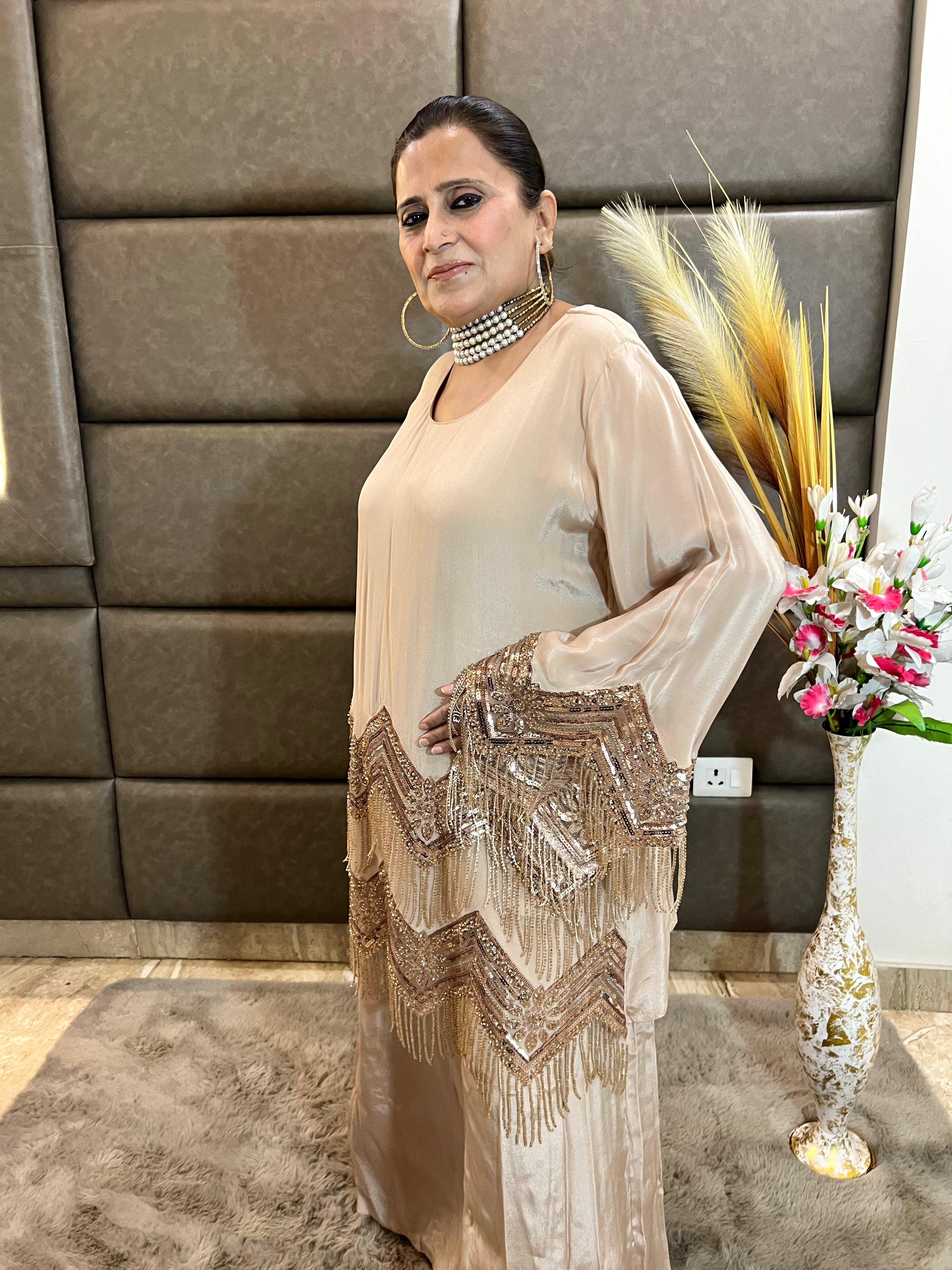 Glamorous indo western