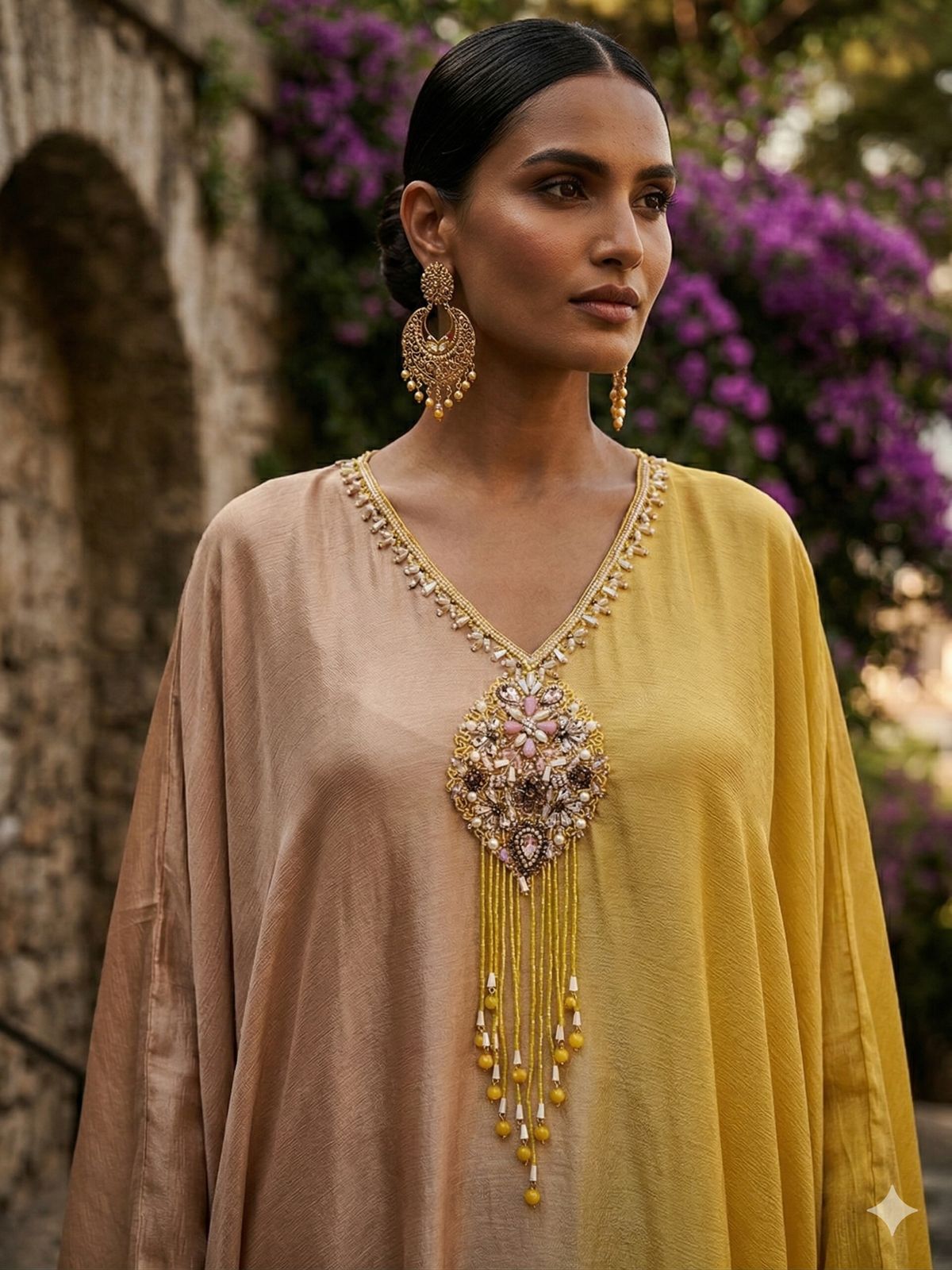 THE OMBRE CHARM KAFTAAN