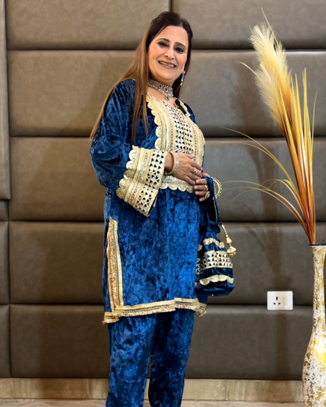 Pakistani Velvet Cordset